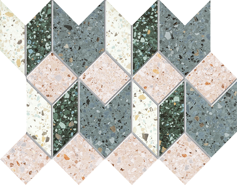 Steinzeug Mosaik Funky 3 29,8x22,6 Gat.1