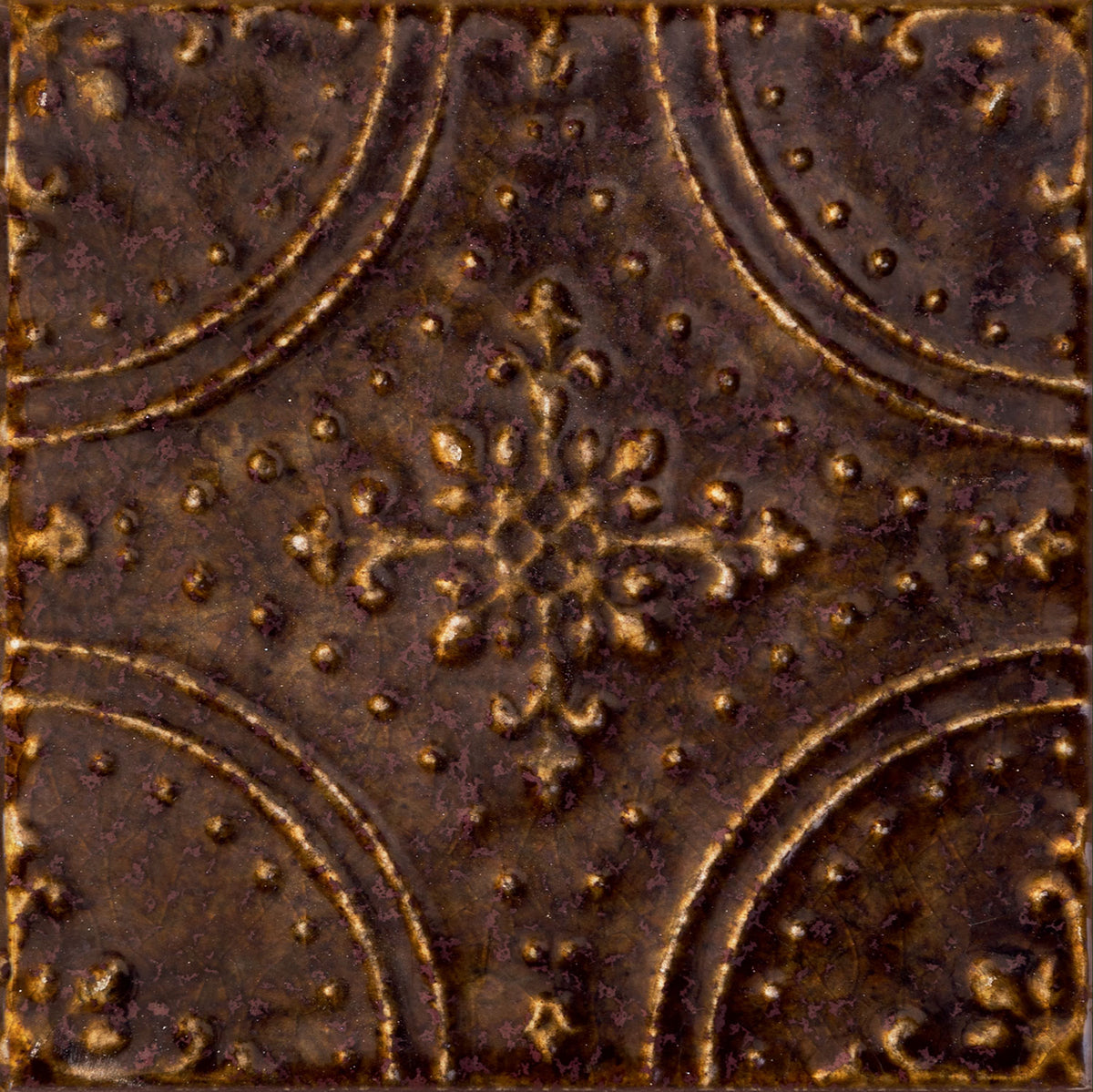 Wand Dekor Tinta brown 14,8x14,8 Gat.1